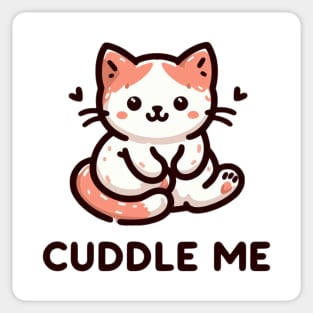 Cuddle Me Cat Sticker